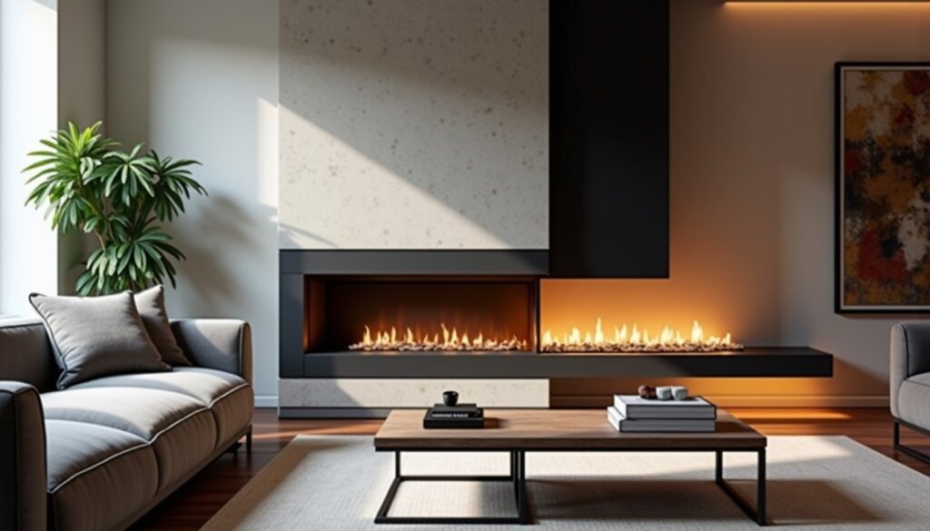Cheminée design : alliez chaleur accueillante et style affirmé dans votre intérieur contemporain