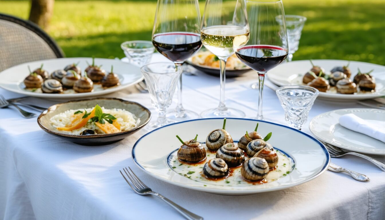 découvrez les meilleurs accords mets et vins pour sublimer la dégustation de vos escargots et ravir vos papilles.