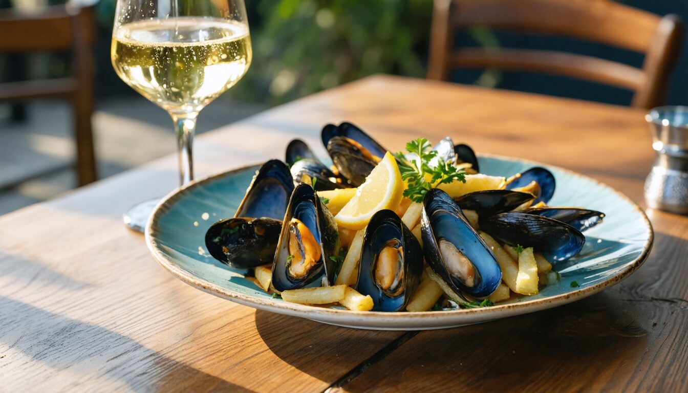 découvrez nos conseils pour choisir le vin parfait qui sublimera votre plat de moules frites, alliant saveurs marines et accords délicieux.