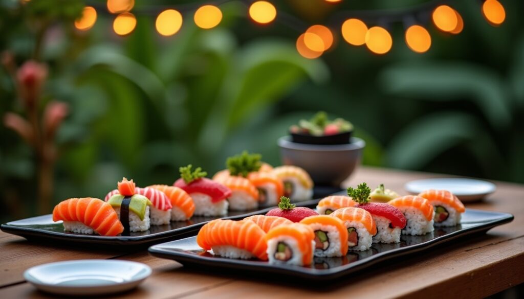 Quelle quantité de sushi prévoir par convive ?