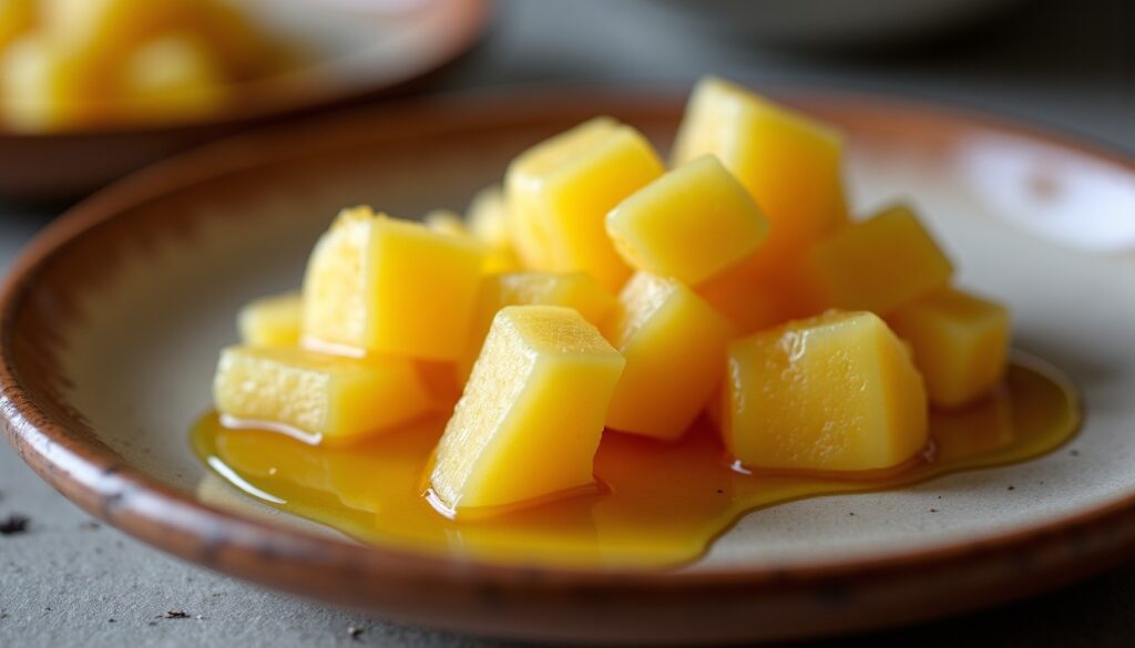 Délice d'ananas rôti au miel : un dessert gourmand et rafraîchissant à savourer
