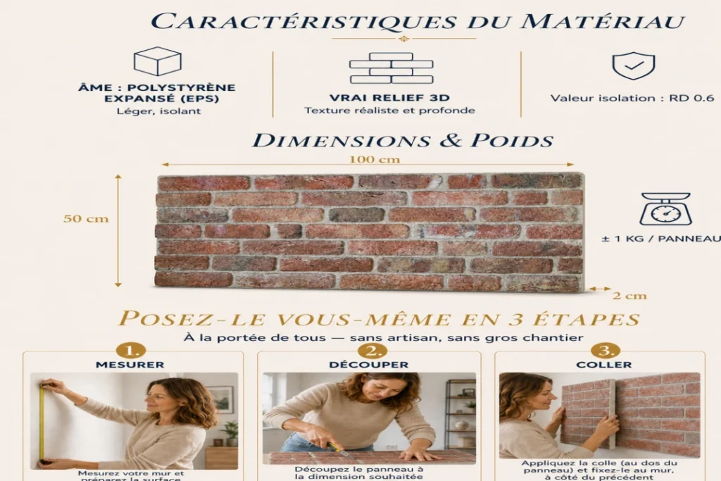 Panneau imitation pierre 3D en EPS : une alternative écologique au parement traditionnel ?