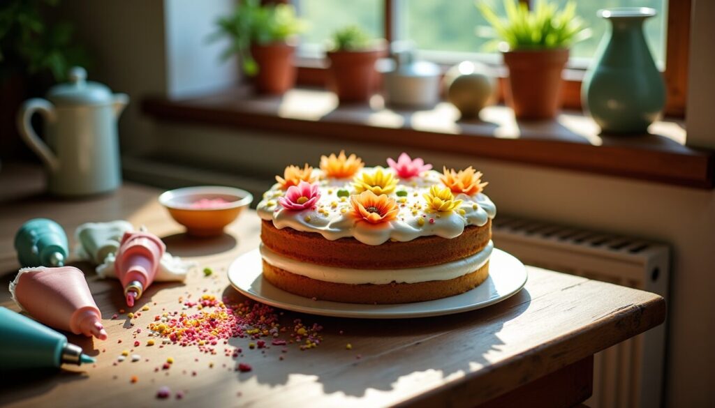 Décorez votre gâteau maison avec des techniques créatives