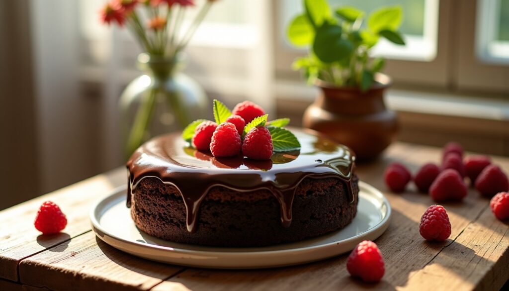 Délicieux gâteau au chocolat sans sucre, spécialement conçu pour les diabétiques