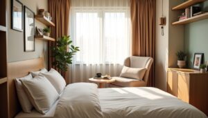 Aménager un petit espace : astuces pour une chambre à la fois cosy et fonctionnelle